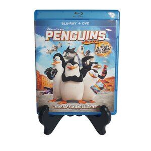 DreamWorks Penguins Of Madagascar Blu-Ray DVD Combo Pack Family Movie Night